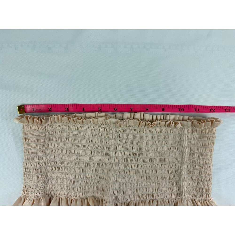 J17 KOCH Erica Skort Skirt Light Pink Satin Silky Sz XS $295 - Picture 6 of 7